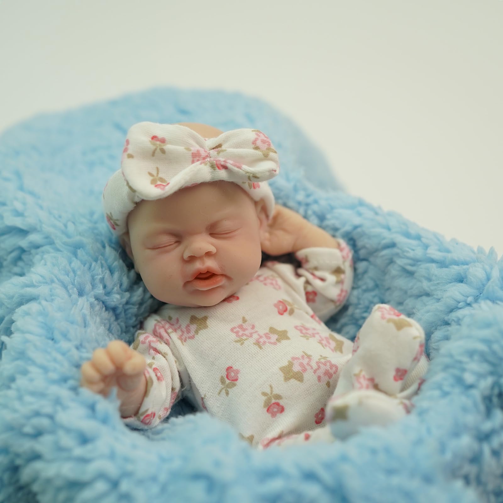 Blrags Reborn boneka bayi 7 in - Reborn Baby Doll Silicone Realistic ulasan dan harga