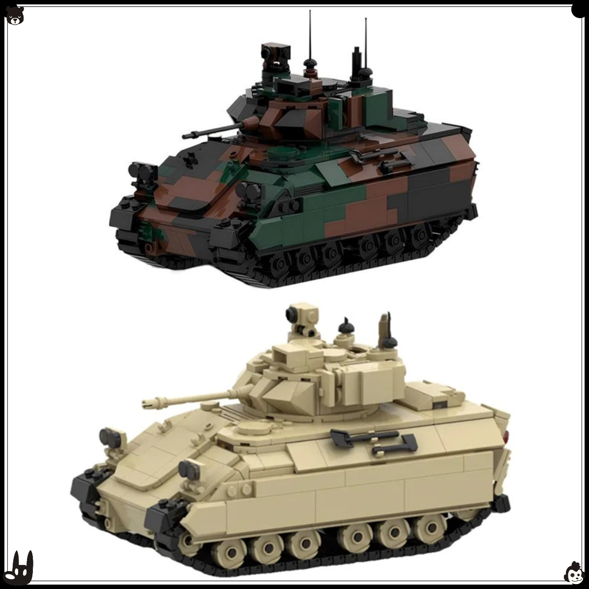 Set Blok Bangunan Kendaraan Pe - Lego Compatible Military Tank ulasan dan harga