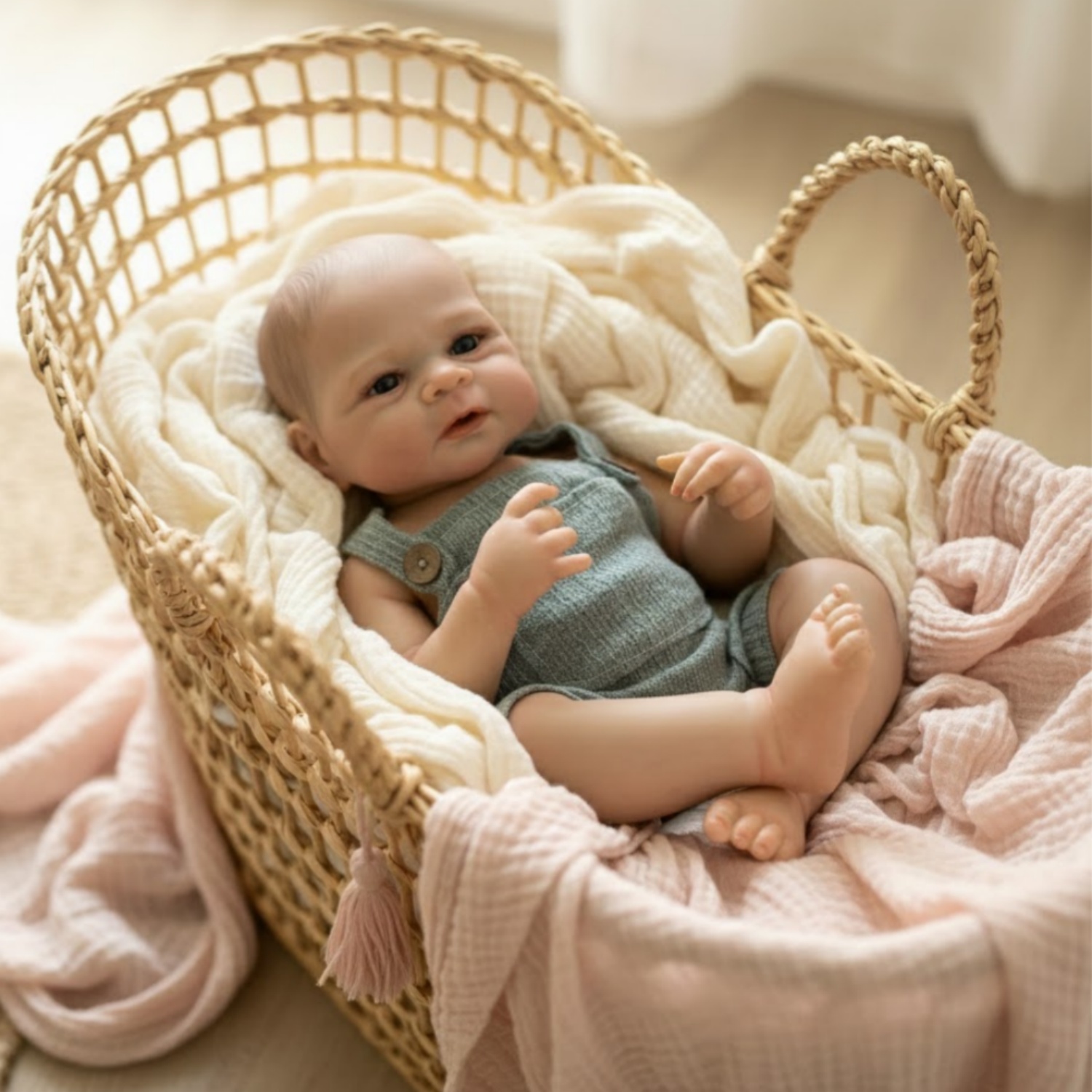 OtardDolls 19 Inci Elijah Boy  - Reborn Baby Doll Silicone Realistic ulasan dan harga