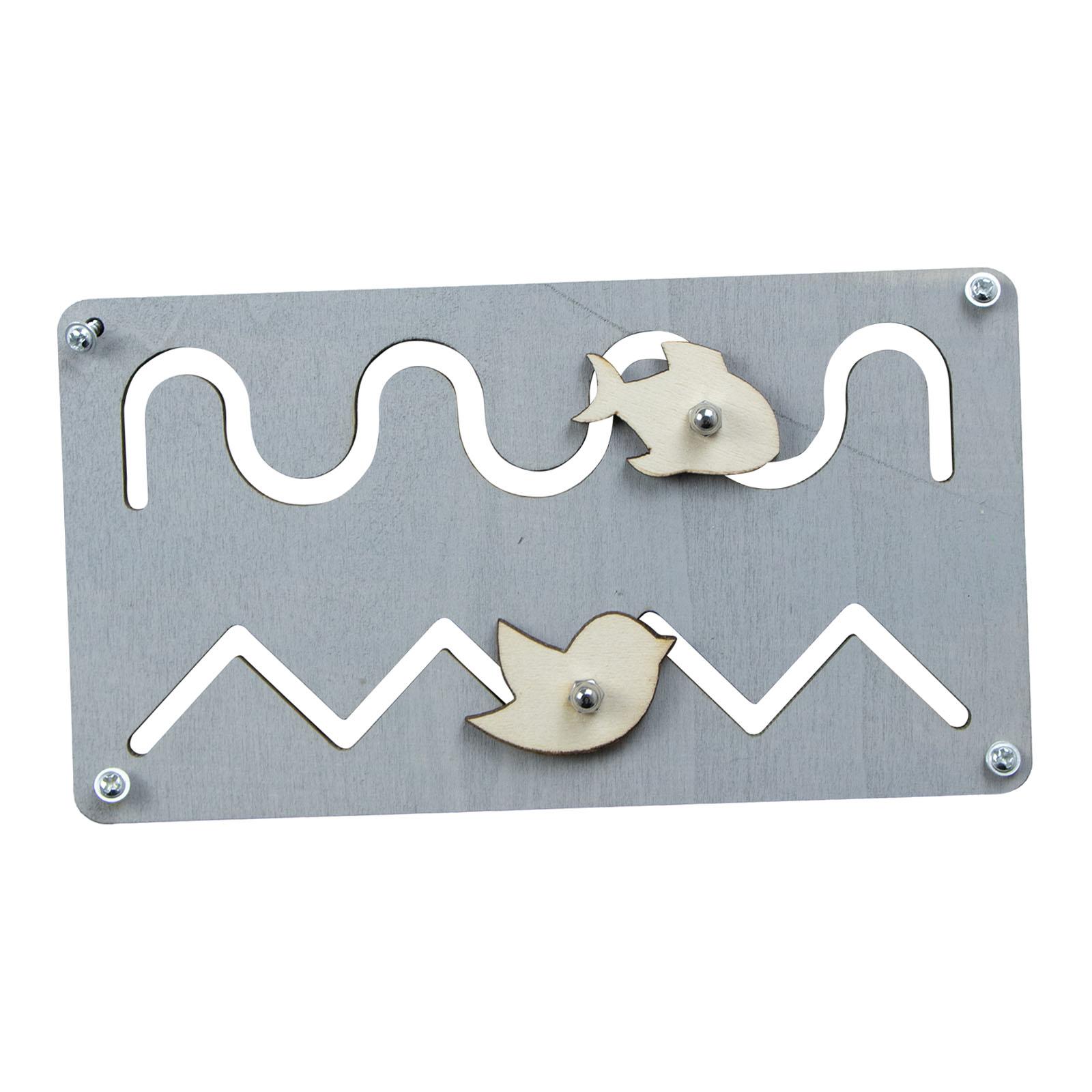 Papan Aktivitas Kayu Bahan Sen - Montessori Wooden Busy Board Toddler ulasan dan harga